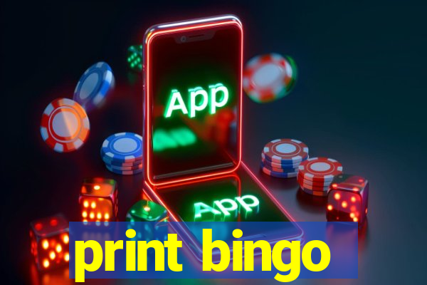 print bingo