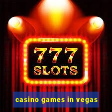 casino games in vegas