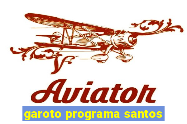 garoto programa santos