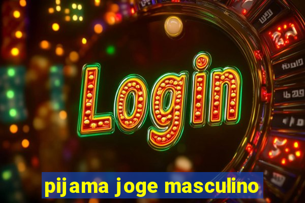 pijama joge masculino