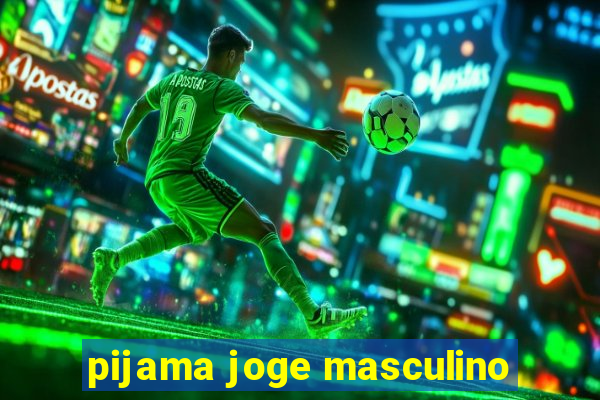 pijama joge masculino