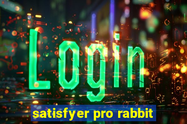 satisfyer pro rabbit