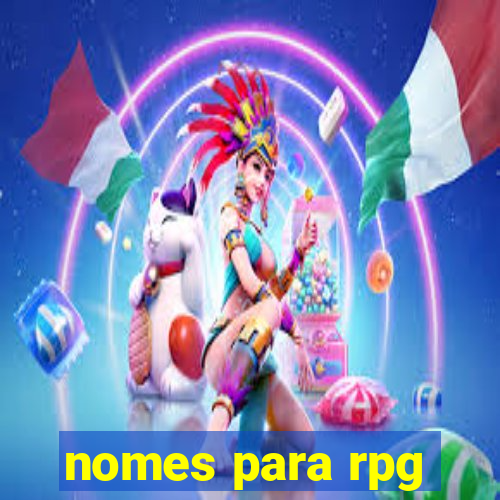 nomes para rpg