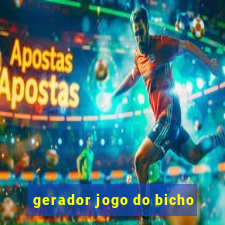 gerador jogo do bicho