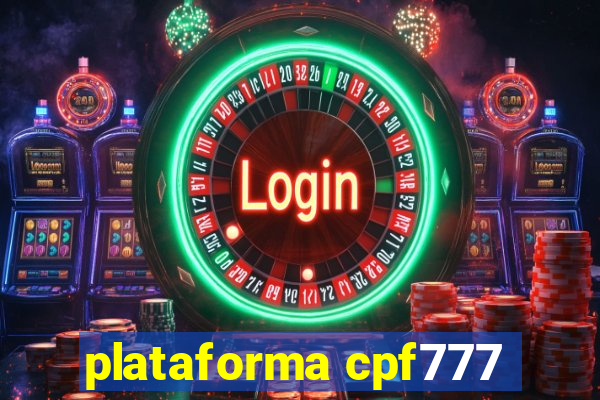 plataforma cpf777