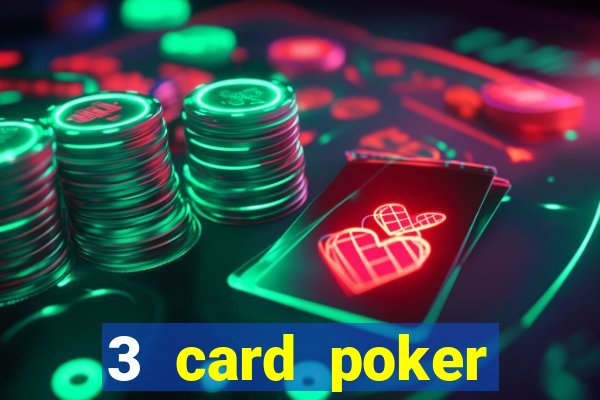 3 card poker casino game