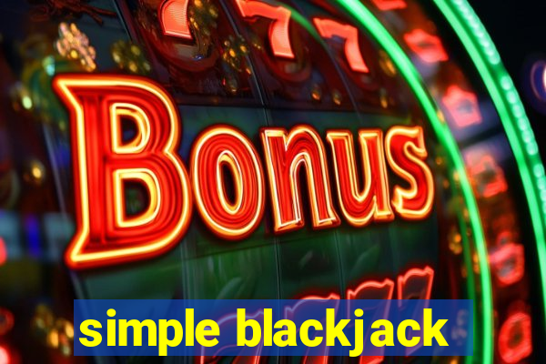 simple blackjack