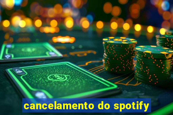 cancelamento do spotify