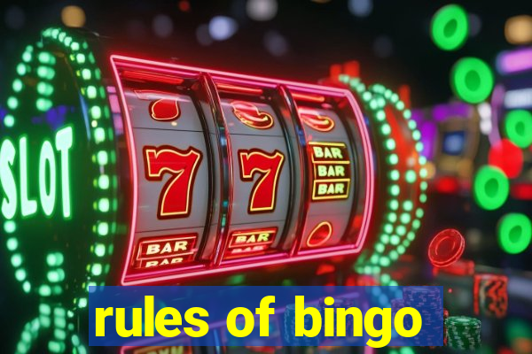 rules of bingo