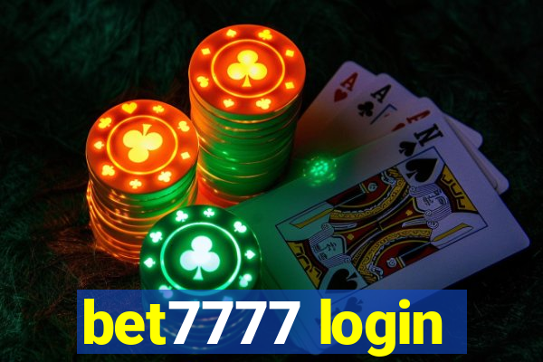 bet7777 login