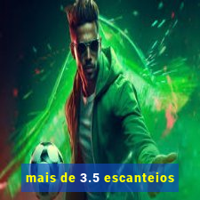 mais de 3.5 escanteios