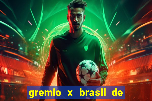 gremio x brasil de pelotas palpite