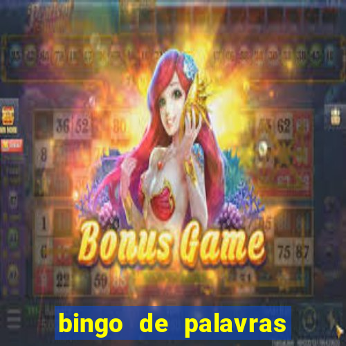 bingo de palavras de natal