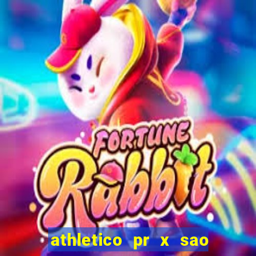 athletico pr x sao paulo palpites