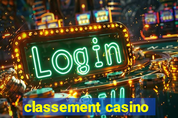 classement casino