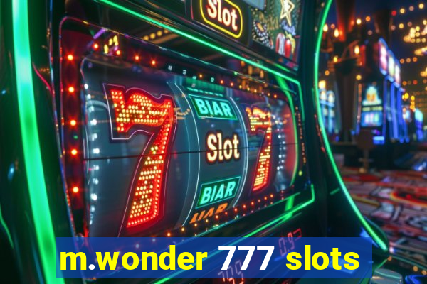 m.wonder 777 slots