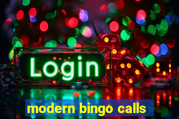 modern bingo calls