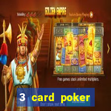 3 card poker casino rules