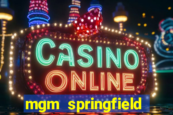 mgm springfield slot payout percentage