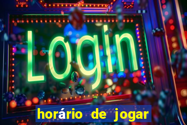 horário de jogar fortune rabbit