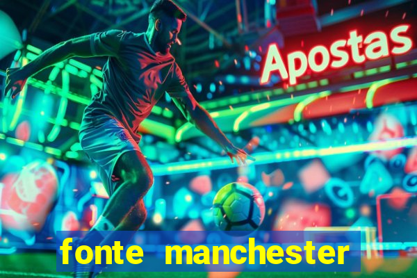 fonte manchester city download