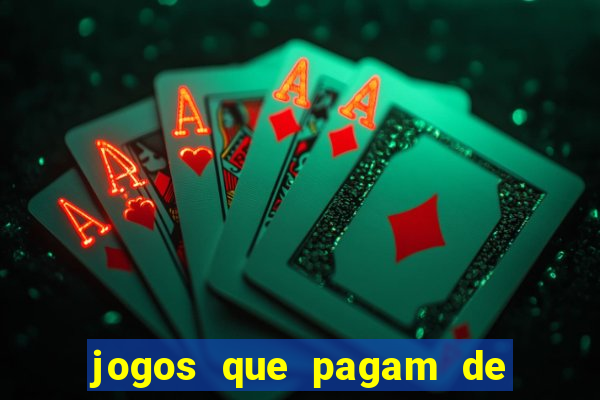 jogos que pagam de verdade no pix