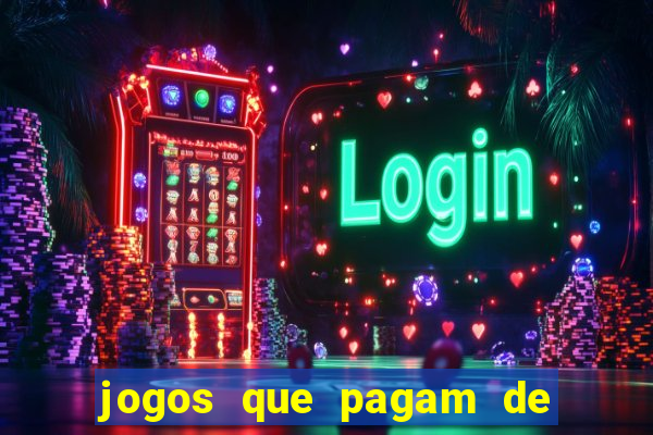 jogos que pagam de verdade no pix