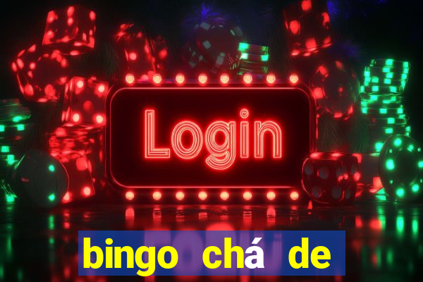 bingo chá de bebê excel