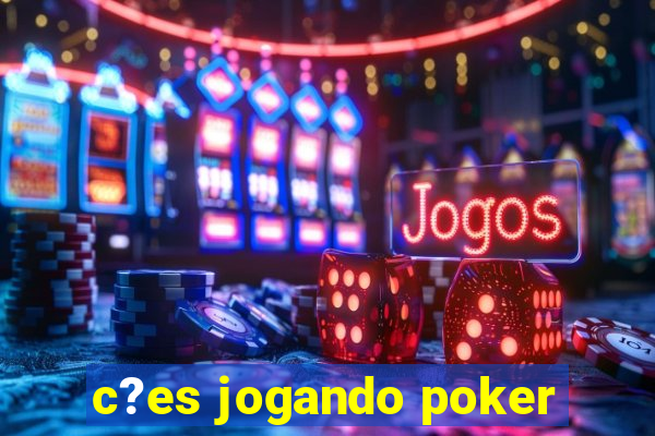 c?es jogando poker