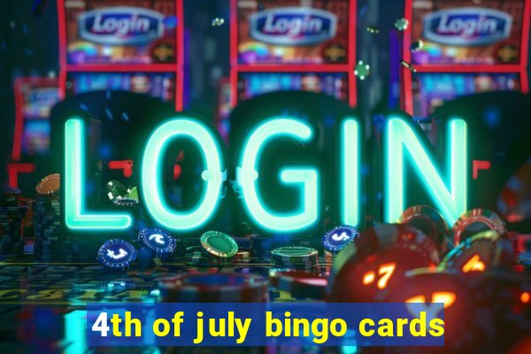 4th of july bingo cards