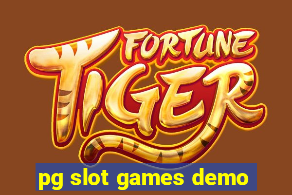 pg slot games demo