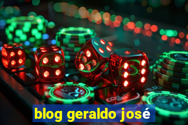 blog geraldo josé