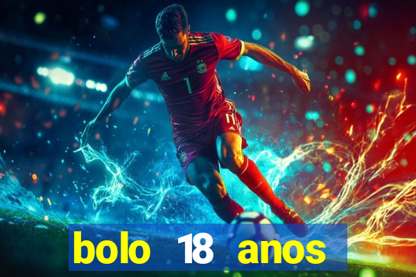 bolo 18 anos masculino futebol