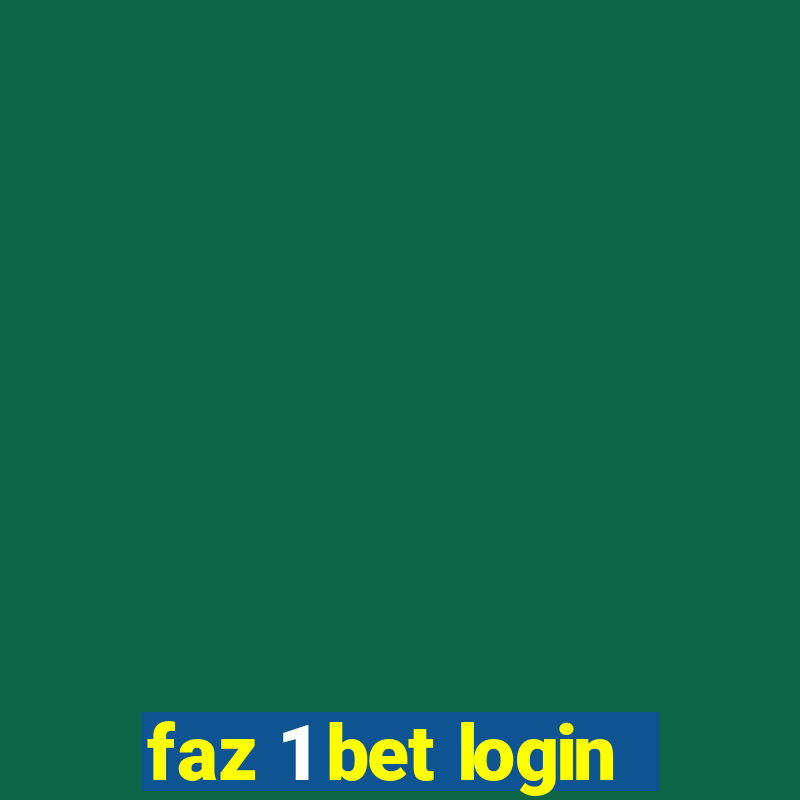 faz 1 bet login