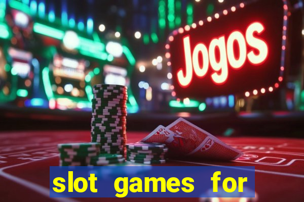 slot games for real money