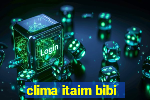 clima itaim bibi