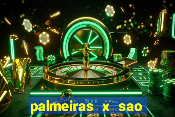 palmeiras x sao paulo palpites