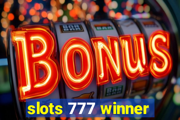 slots 777 winner