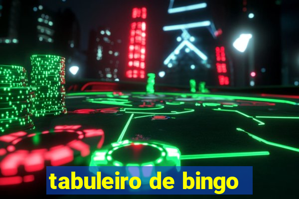 tabuleiro de bingo