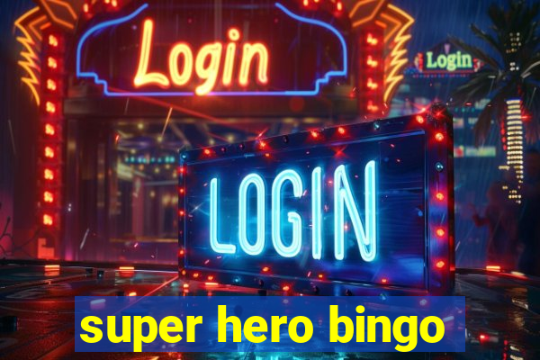 super hero bingo