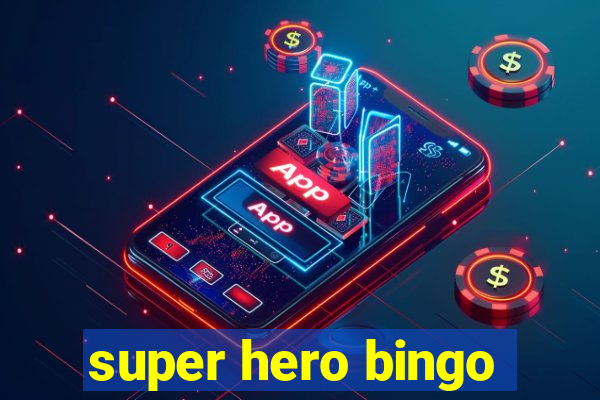 super hero bingo