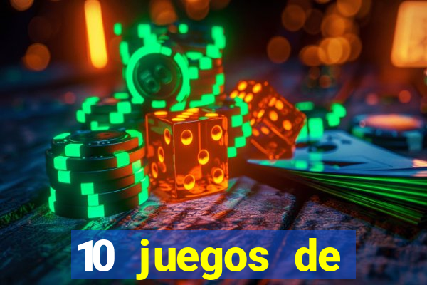 10 juegos de casino nombres