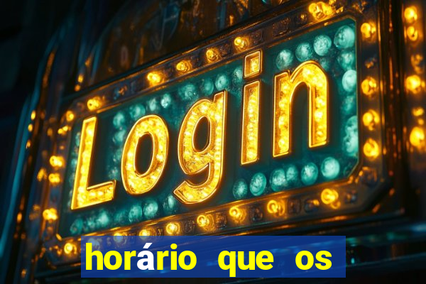 horário que os slots pagam