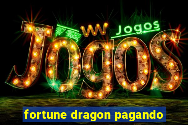 fortune dragon pagando