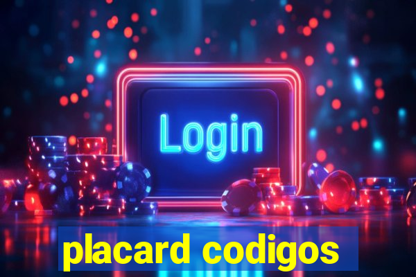 placard codigos