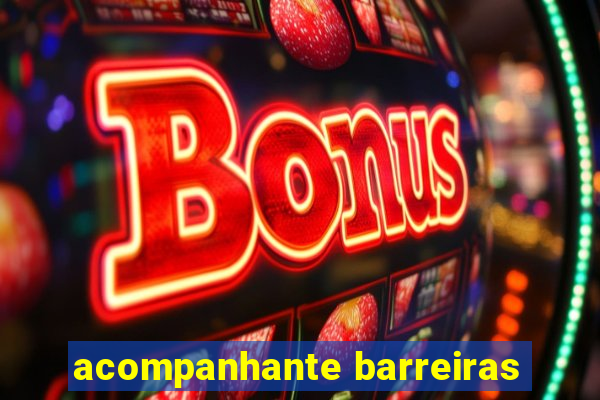 acompanhante barreiras