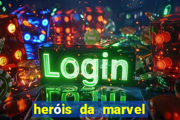 heróis da marvel nomes e fotos