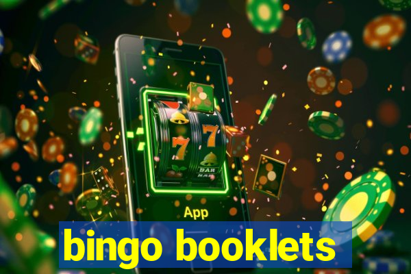 bingo booklets