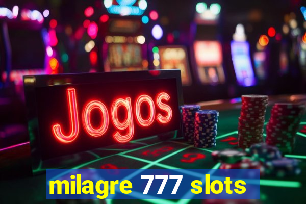 milagre 777 slots