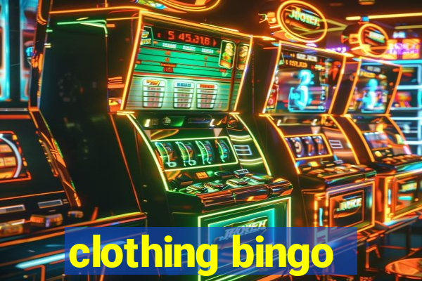 clothing bingo